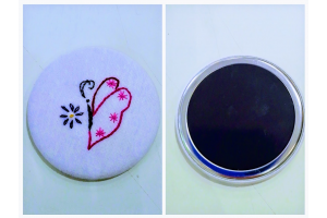 Magnet papillon bodé main