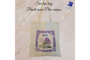 Sac top bag Nice Lavande