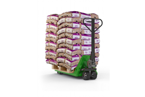 GRANULES DE BOIS EDEN PELLETS PREMIUM - PALETTE DE 66 SACS DE 15 KG SOIT 990 KG.