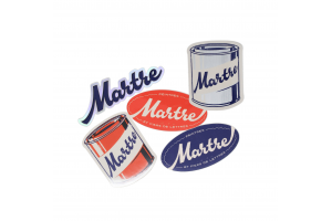 Lot de 5 stickers - Martre