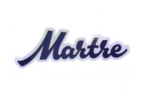 Sticker holographique - Martre