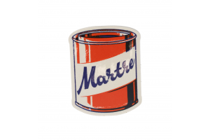 Sticker "Pot de peinture" rouge - Martre