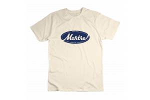 T-shirt sérigraphié - ovale bleu - Martre