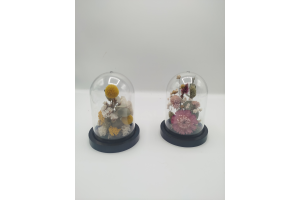 Mini cloche fleurie