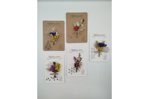 Carte fleurie "Meilleurs vœux"