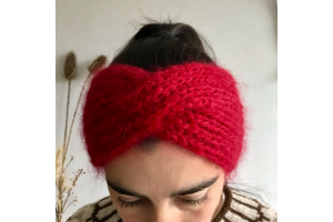 Bandeau de tête pur mohair
