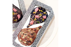 Larmes Kristalines  larme double chocolat plate