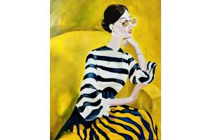 femme assise