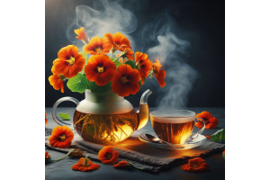 L’Éclat coloré et naturel ,la fleurs de capucine, pour égayer vos recettes !