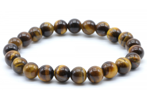 BRACELET OEIL DE TIGRE AA 8mm