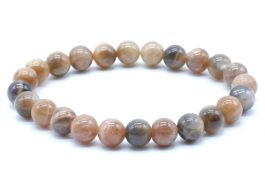 BRACELET PIERRE DE SOLEIL NOIRE AA 8mm