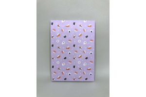 Petit cahier avec pages blanches et lignes