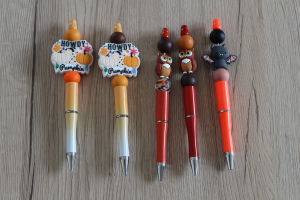 🍂 Stylos Automne en Perles Silicone 🍂