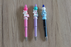 🦄🐉Stylos Licorne & Dragon en Perles Silicone 🦄🐉