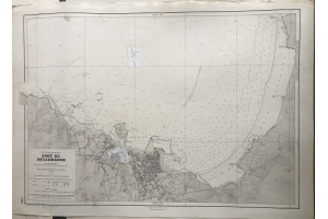 Port de Douarnenez -Carte marine ancienne 6128