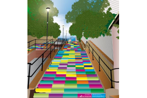 Illustration Escalier Montmorency | LH