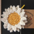 Barrette Fleur au crochet