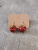 🍎 Boucles d'Oreilles "Pomme" en Pierre Naturelle