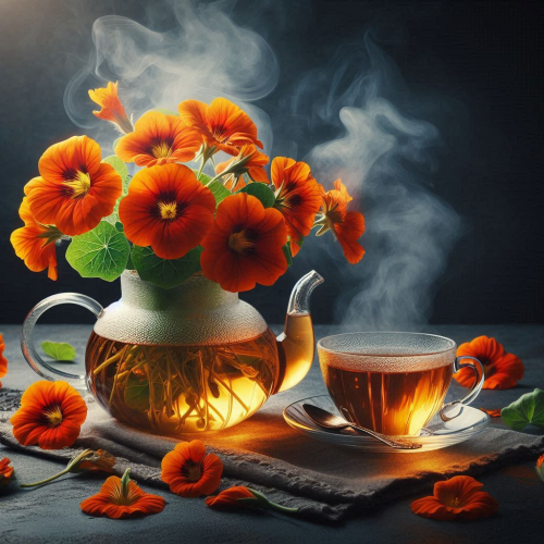 L’Éclat coloré et naturel ,la fleurs de capucine, pour égayer vos recettes !